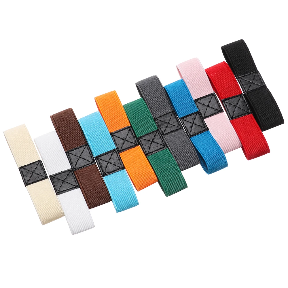 신발 끈 1쌍, 신축성 좋은 힐 끈, 헐거운 신발 고정용, 여자아이 및 여성용 신발 벨트, 단색 신발끈