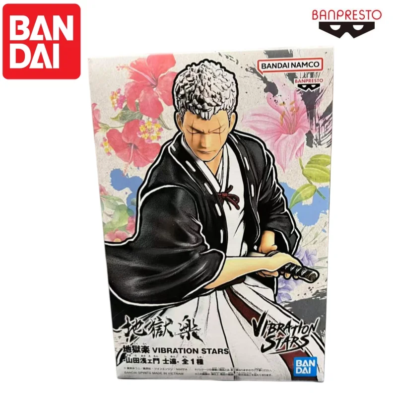 Oryginalna figurka Bandai Hell's Paradise Shiyuan, nowa w pudełku, postacie z anime, ozdoby Banpresto Garage.