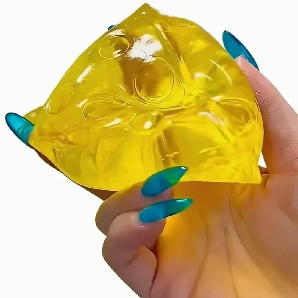 Käse-Zucker Squishy Stressball Langsam Aufsteigendes Fidget-Spielzeug zur Stresslinderung und Angstabbau für Erwachsene und Jugendliche – Detail 12