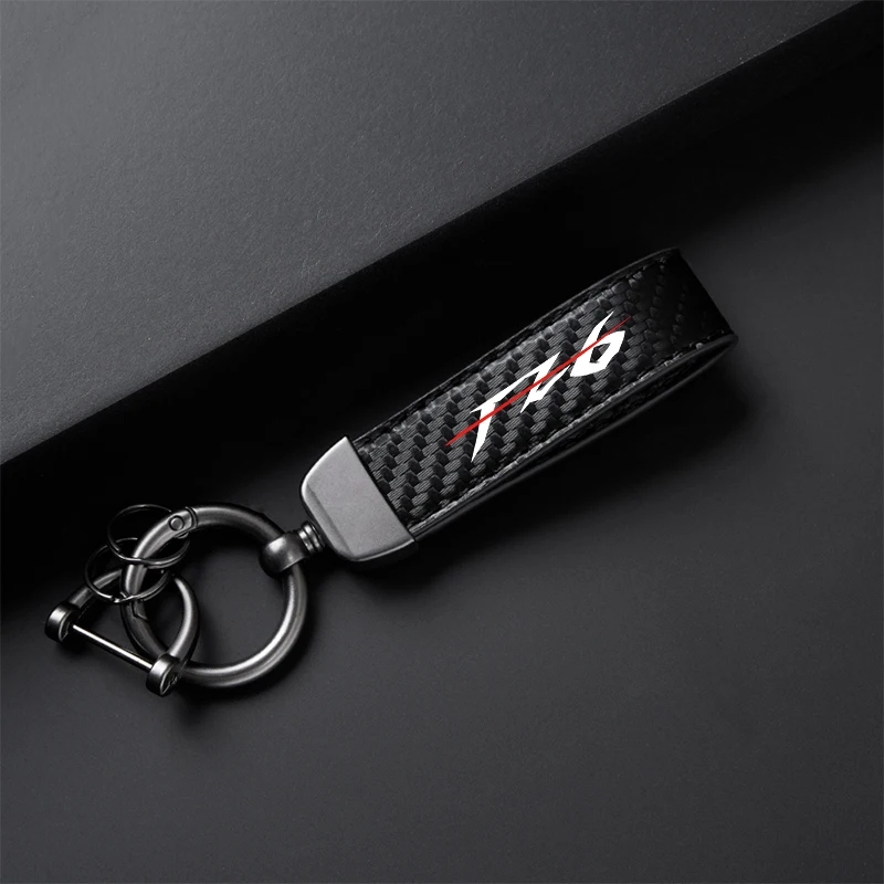 High-Grade Carbon Fiber Motorcycle Keychain Holder Keyring for YA Yamaha FZ6 FZ6R ZF6N FAZER Accessories