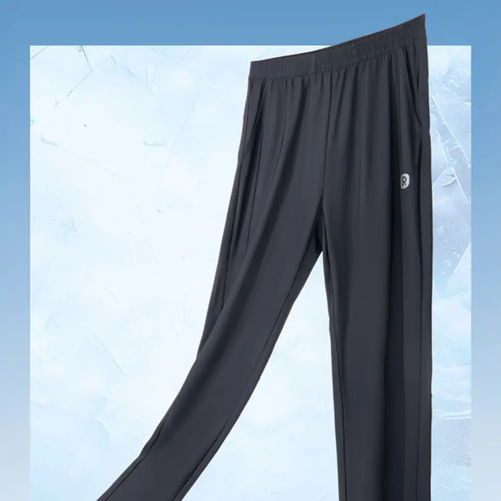 Casual Summer Sports Pants Womens Straight Leg Trousers High Waist Lightweight Breathable Quick Dry Athletic Workout Wear