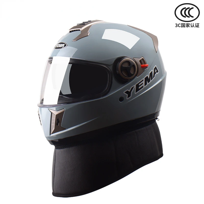 

Motorcycle Helmet Male Winter Full Helmet Winter Warm Motorcycle Full Cover Electric Car Hat Female