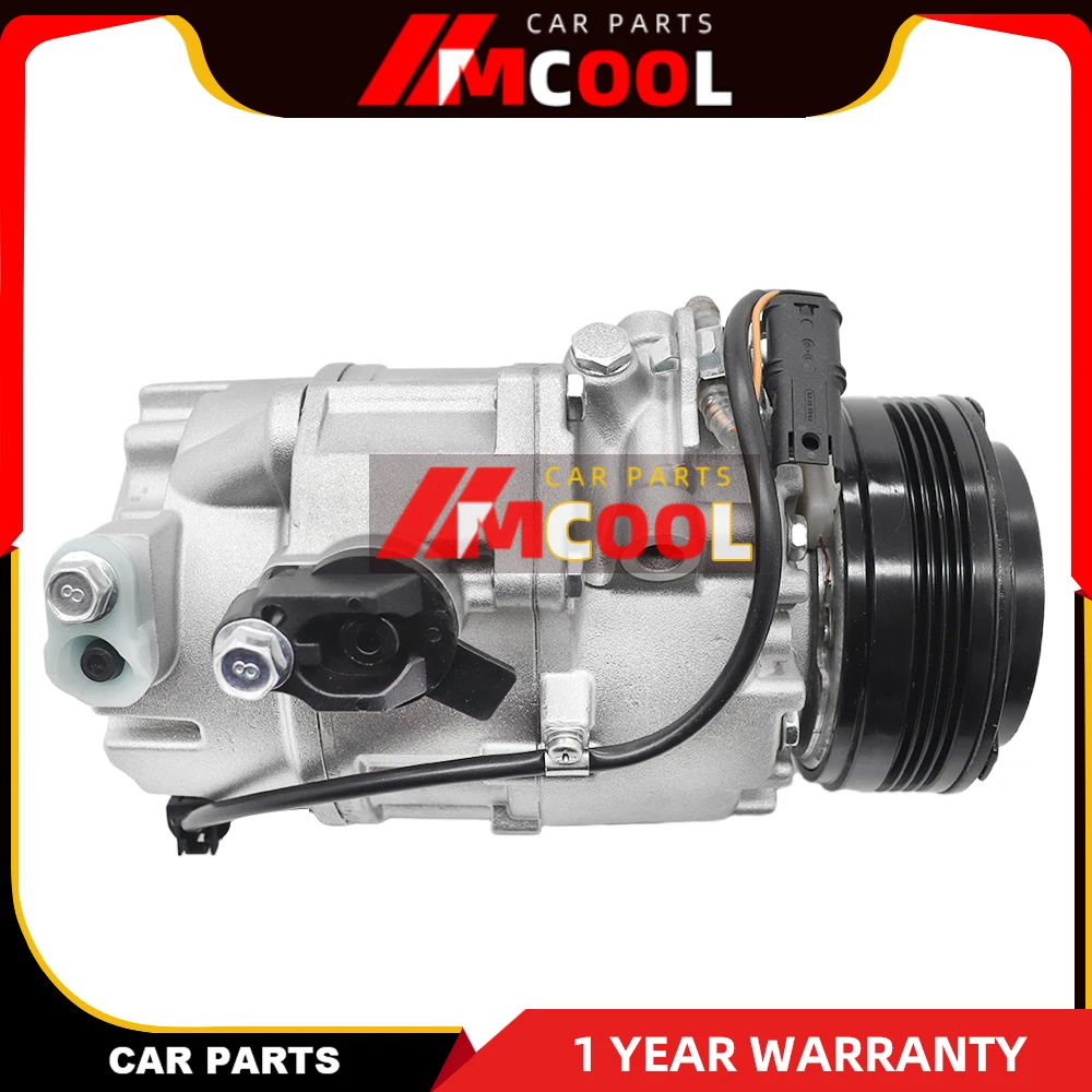 

For BMW 4PK AC Compressor For BMW X5 E70 3.0 Si XDrive 3.0i CSE717 9121759 64529195973 64529185143 64509121759 9185143 9195973