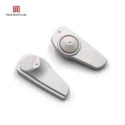 100PCS/lot Clothing EAS AM 58khz Super Mini Plastic Security Alarm Hard Slipper Tag for Clothes