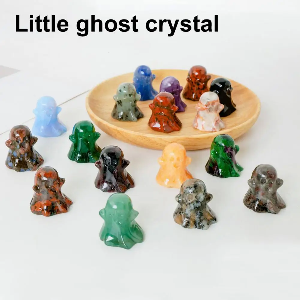 Creepy Decor Spooky Ornament Halloween Ghost Figurine Set Spooky Desktop Ornaments Resin Decoration for Home Party Decor