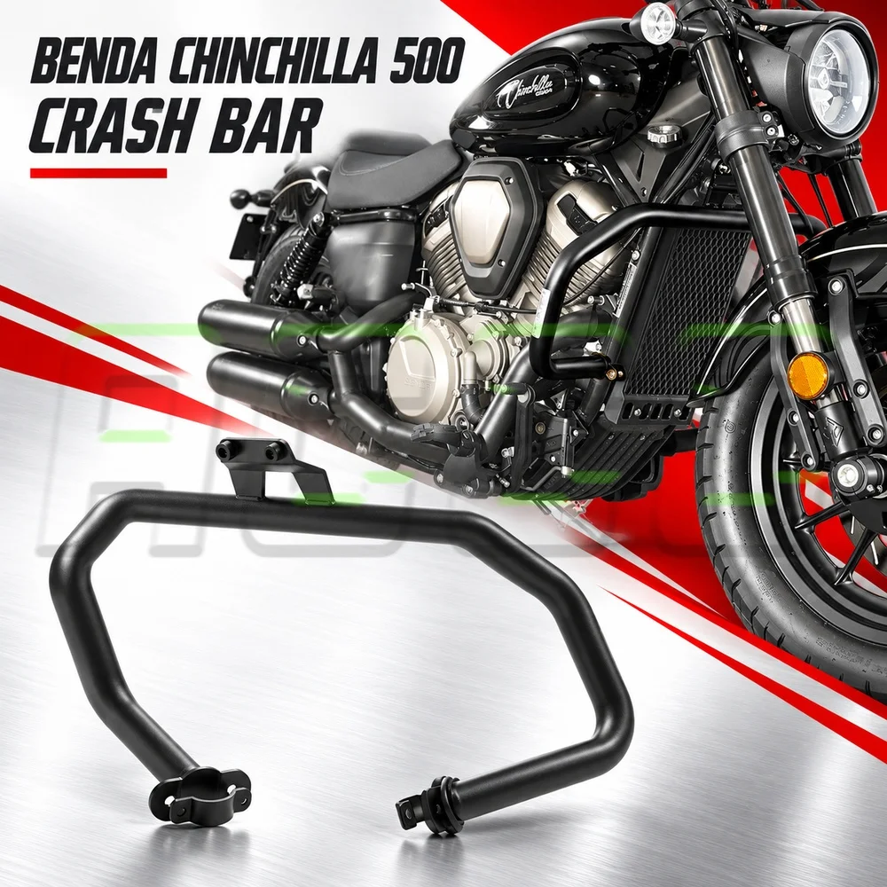Crash Bar Engine Guard Bumper Frame Protector For BENDA Chinchilla 500