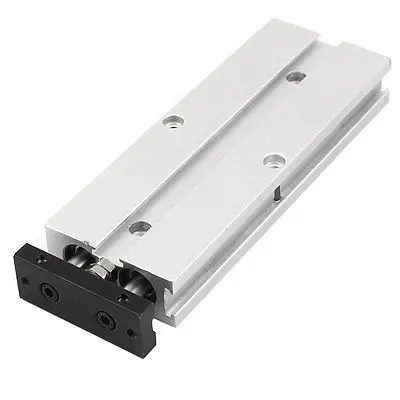 1pc TN10 10mm Bore 50/60/70/75/80/90/100mm Stroke Double Rod Aluminum Alloy Pneumatic Air Cylinder