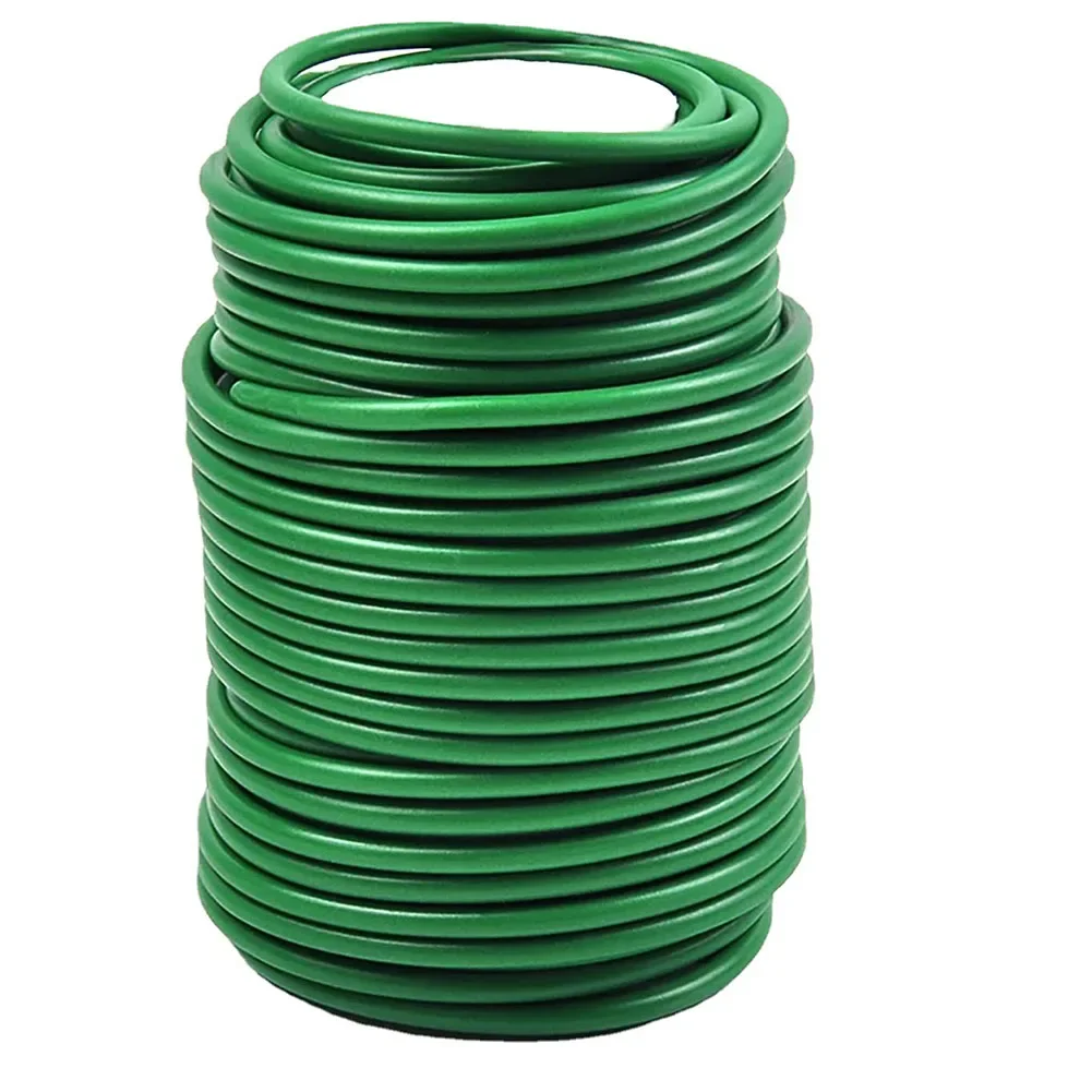

Practical Plant Care Wire Cable Cord Tie 1pcs 2.5mm*10m 3.5mm*8m 3mm*10m Strong Trees Bread For Holding Plants