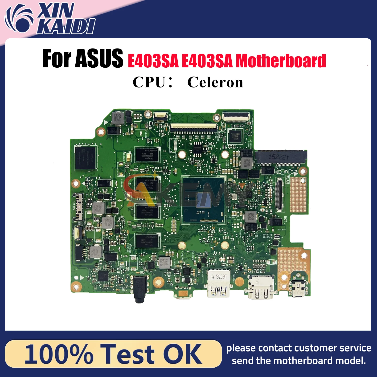 

E403SA Материнская плата для ноутбука ASUS EeeBook E403SA E403S Материнская плата для ноутбука с процессором Celeron 100% тестирование ОК быстрая доставка stk
