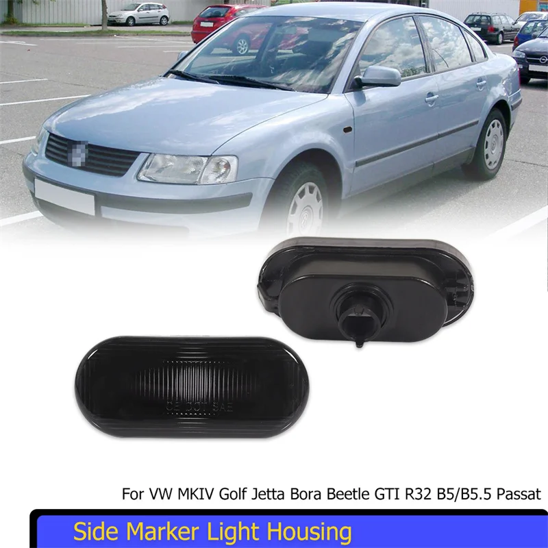 

Передний бампер автомобиля, боковой габаритный указатель поворота, корпуса для Volkswagen MK4 Golf Jetta Bora GTI R32 B5/B5.5 Passat New Beetle