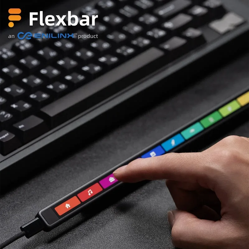 Flexbar 2K OLED Touch Bar Keyboard for Creators