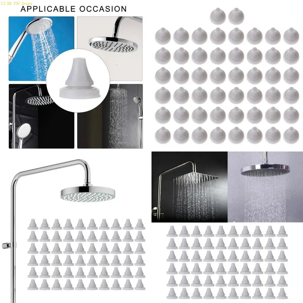W3JE 50pcs Shopce Sostituzione degli ugelli Sprays Punta rotonda facile da installare