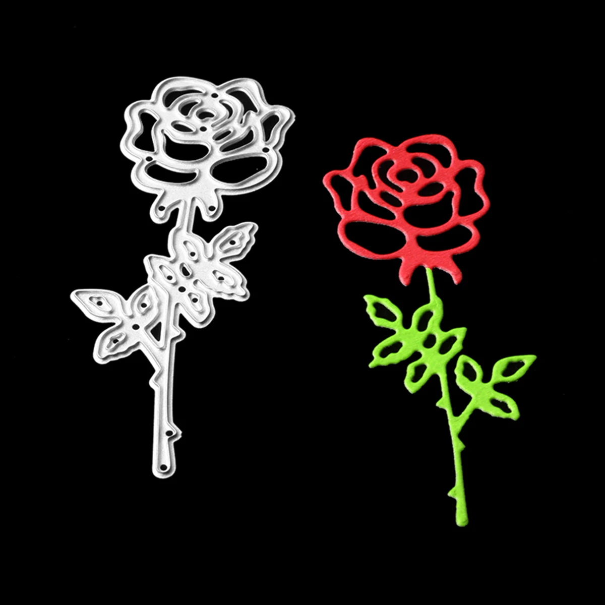 Metal Rose Flower Stamp Scrapbooking Cutting Dies Embossing Flower mould