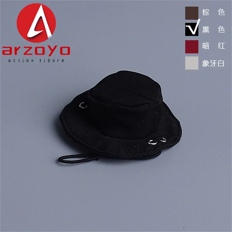 1/12 Male and Female Soldiers Round Hat  Beach Hat Clothes Accessories Model Fit 6'' SHF Figma Soldier Action Figure Body