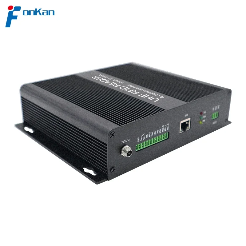 Smart 4 Port RFID Tag Reader Access Control Card Reader Writer Long Range UHF RFID R2000 Reader