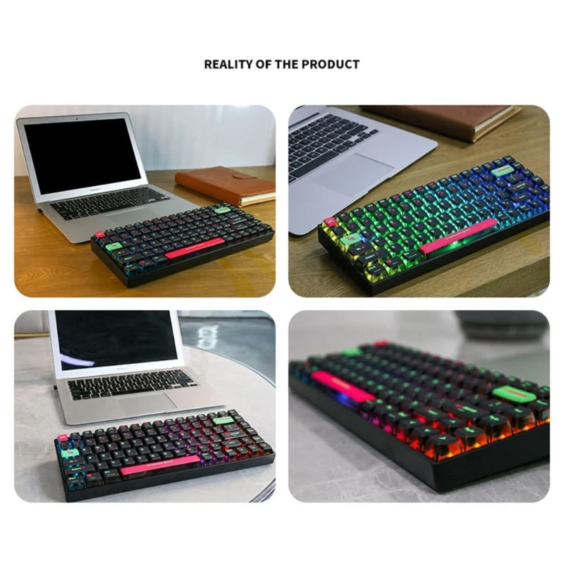 Backlit Keycaps for 116Keys ASA Watermelon Translucently Keycap Set