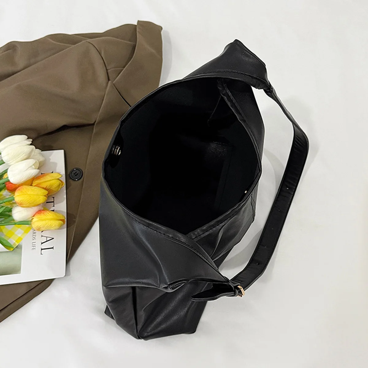 Thumbnail 4 - #67 New Soft Leather Bucket Bags Arrivals