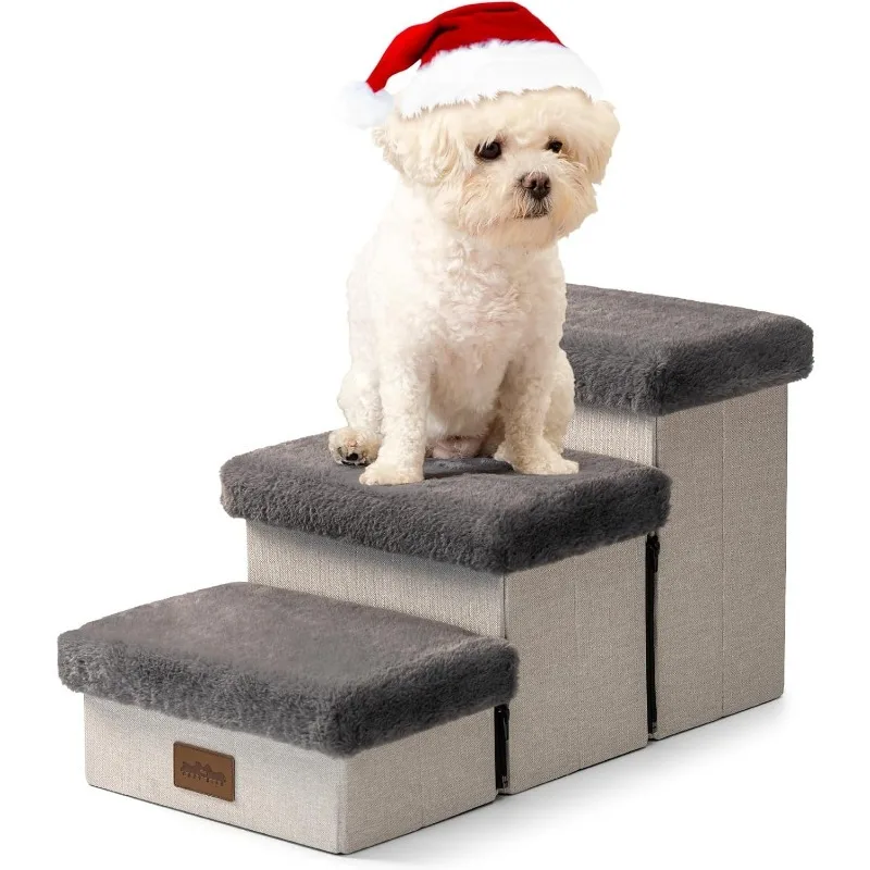 Foldable Pet Steps Bed Sofa Access Ramp Dog Climb Stairs