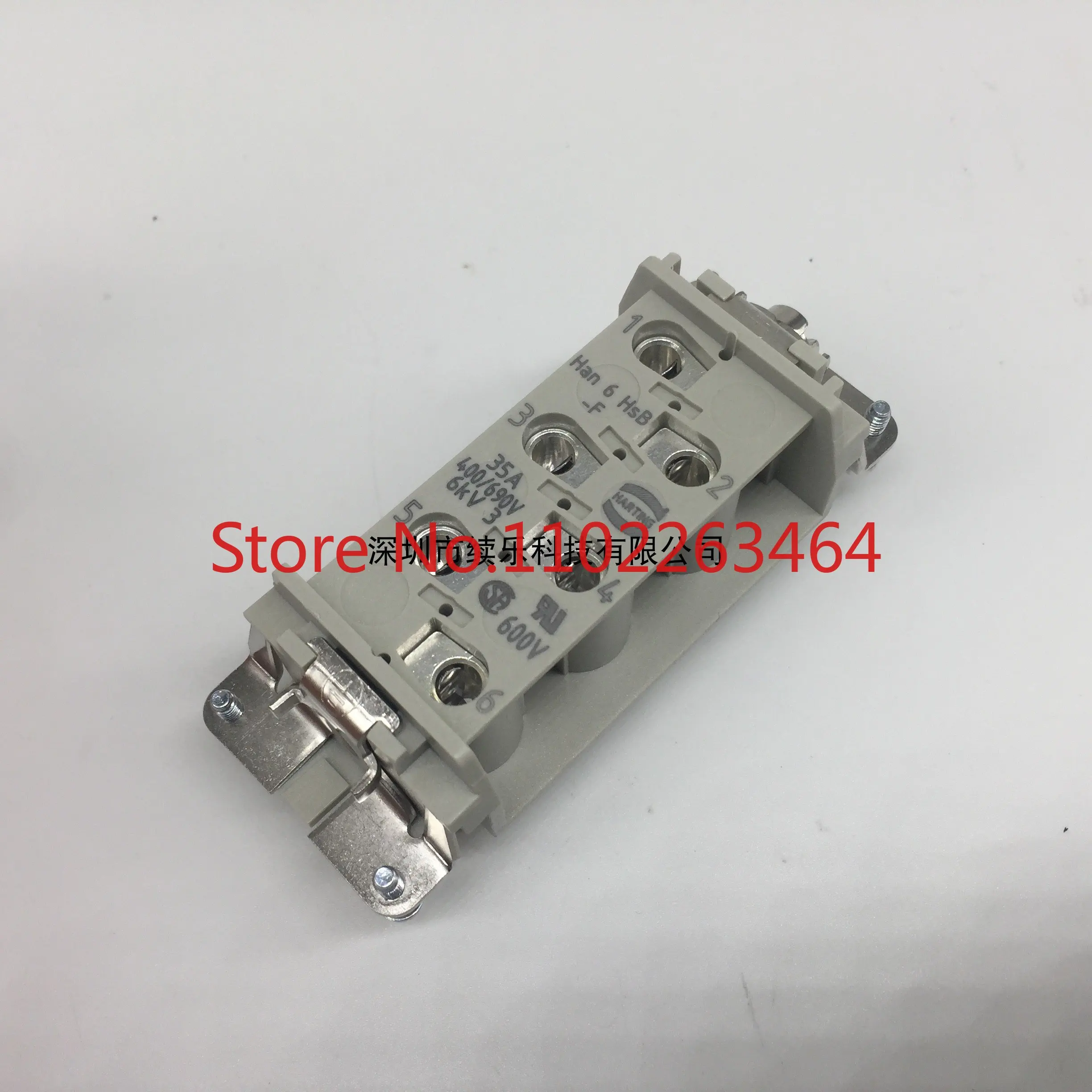 

09310062701 HARTING genuine high-current 6-core 35A HAN 6 HSB-F