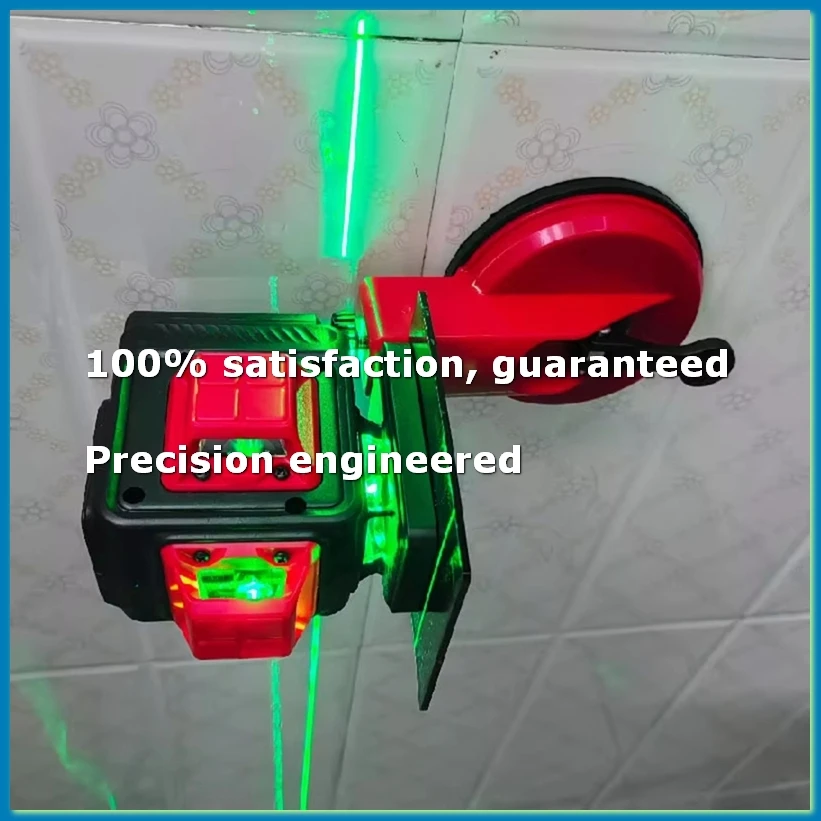 

12-Wire Green Light High- New Outdoor Wall Infraredlaser Level Meter Suction Cup Level Bracket-ABFB