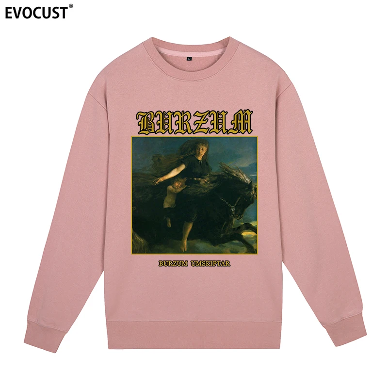 Burzum Black Sweatshirts Hoodies men women Skate unisex Combed Cotton