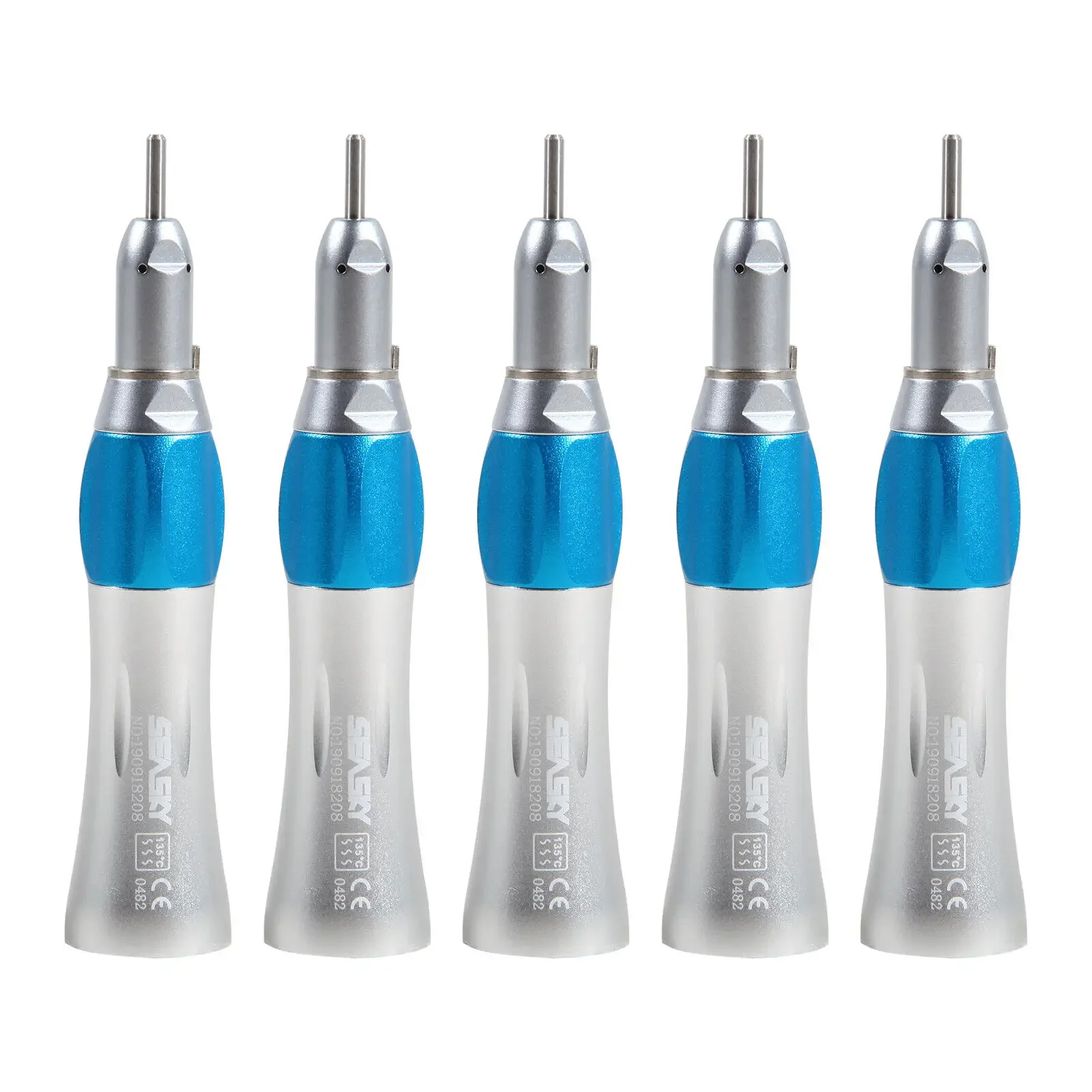 5 pcs NSK Style Dental Low Slow Speed Straight Nosecone Handpiece 1:1 E-Type