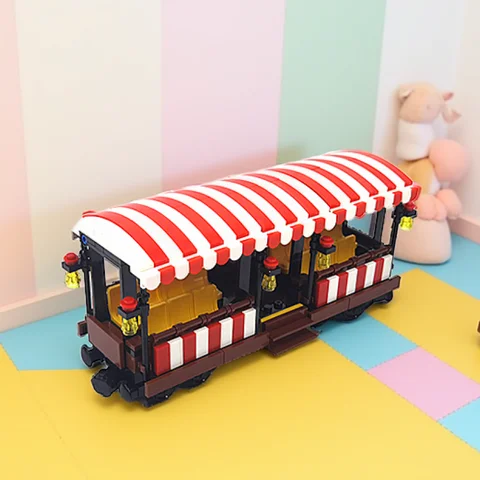 City train building blocks DIY modified accessories, creative MOC assembly track train carriage expansion set, base, wheel parts