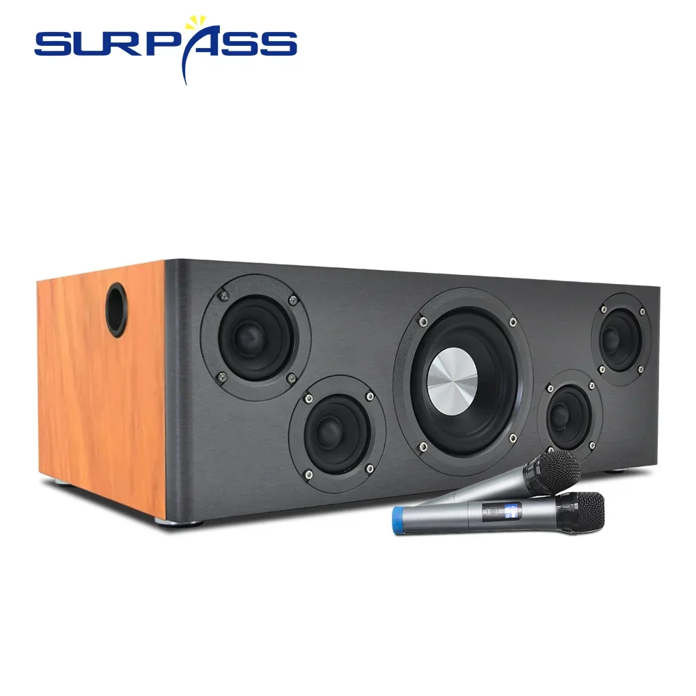 Speaker elektronik penuh, sistem Speaker Multimedia 110W 4 inci Subwoofer aktif Bluetooth profesional Crossover elektronik 2.1