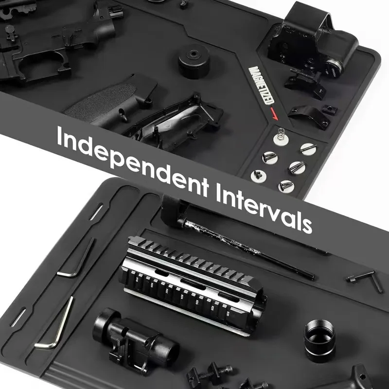 Cleaning Mat with Magnetic Spot Anti-slip and Anti-oil Q Special Cleaning Mat for Guns view 6