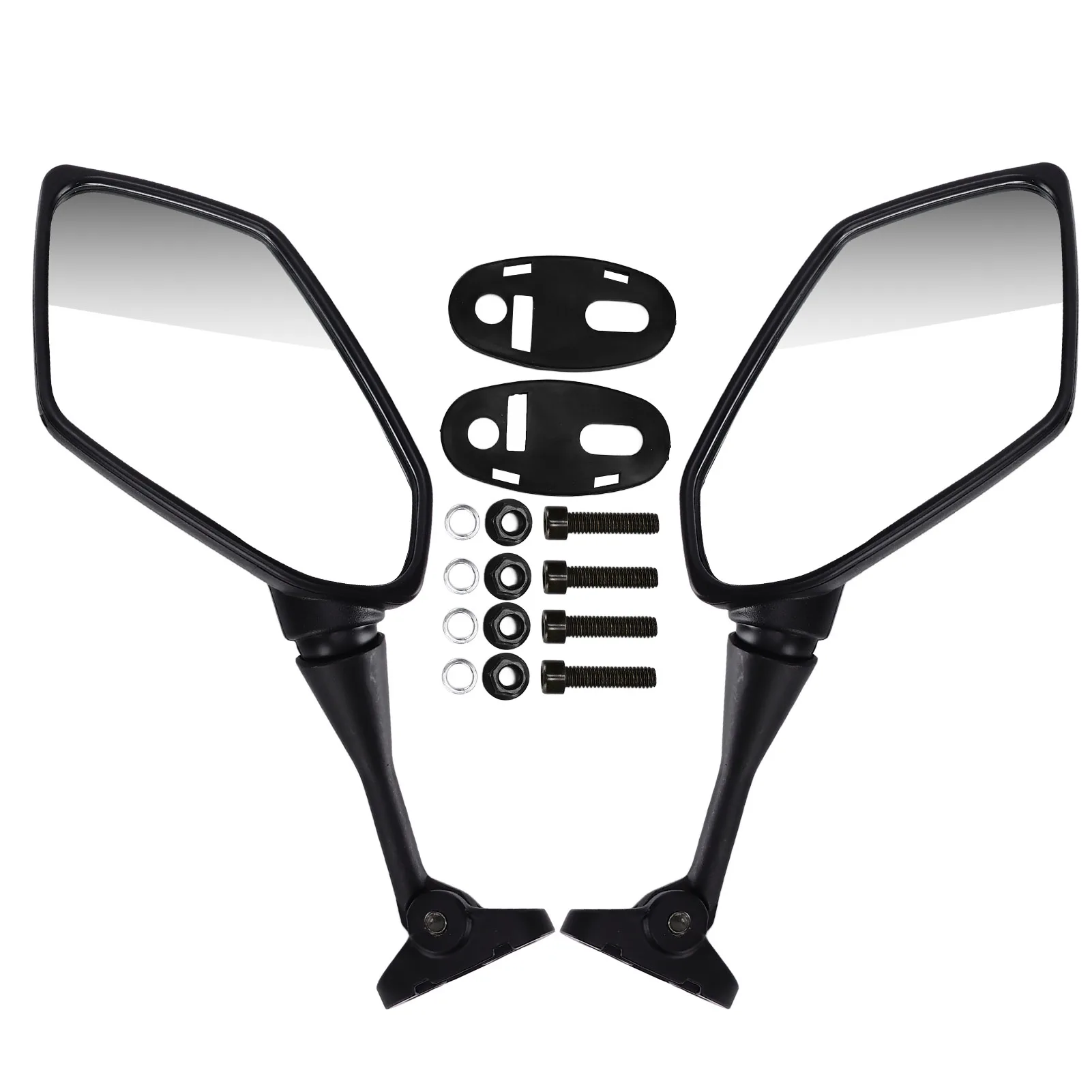 Par de espelhos retrovisores para motocicleta, substituição esquerda e direita para cbr600rr cbr600 f4 f4i cbr1000rr cbr250r