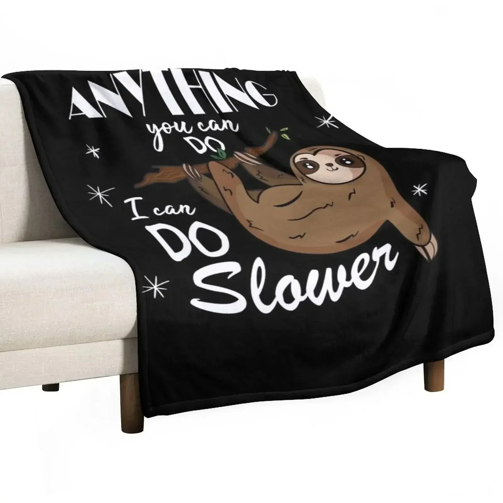 

Funny Sloth Lover Gift Throw Blanket For Baby Stuffeds Blankets