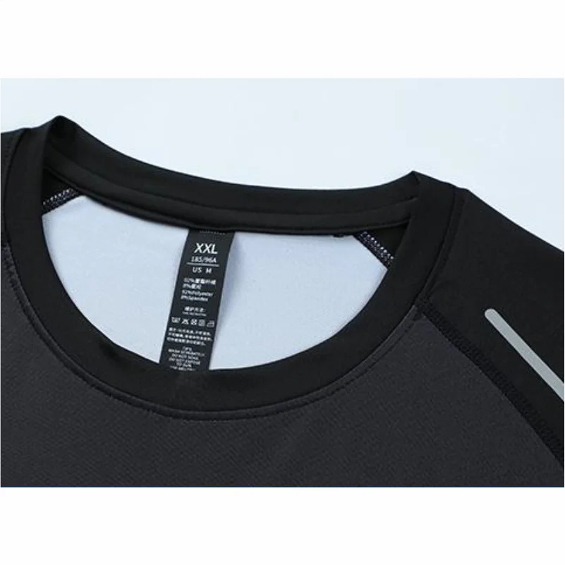 Custom Your Design Men Running T shirt Quick Dry Bodybuilding Sport Jersey Long Sleeve Compression Top Fitness Tight Gym T-Shirt