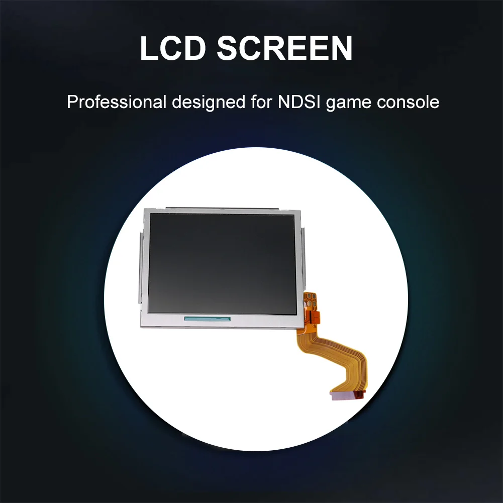 Layar LCD Atas Layar Tampilan LCD Atas Ringan Pemasangan Mudah Konsol Game Suku Cadang Pengganti Layar LCD untuk NDSI
