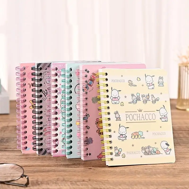 Hello Kitty مفكرة أنيمي ، مفكرة كرتون ، مخطط أسبوعي ، ورق كتابة ، هدايا للفتيات ، مفكرة سانريو ، Kuromi My Melody ، A6