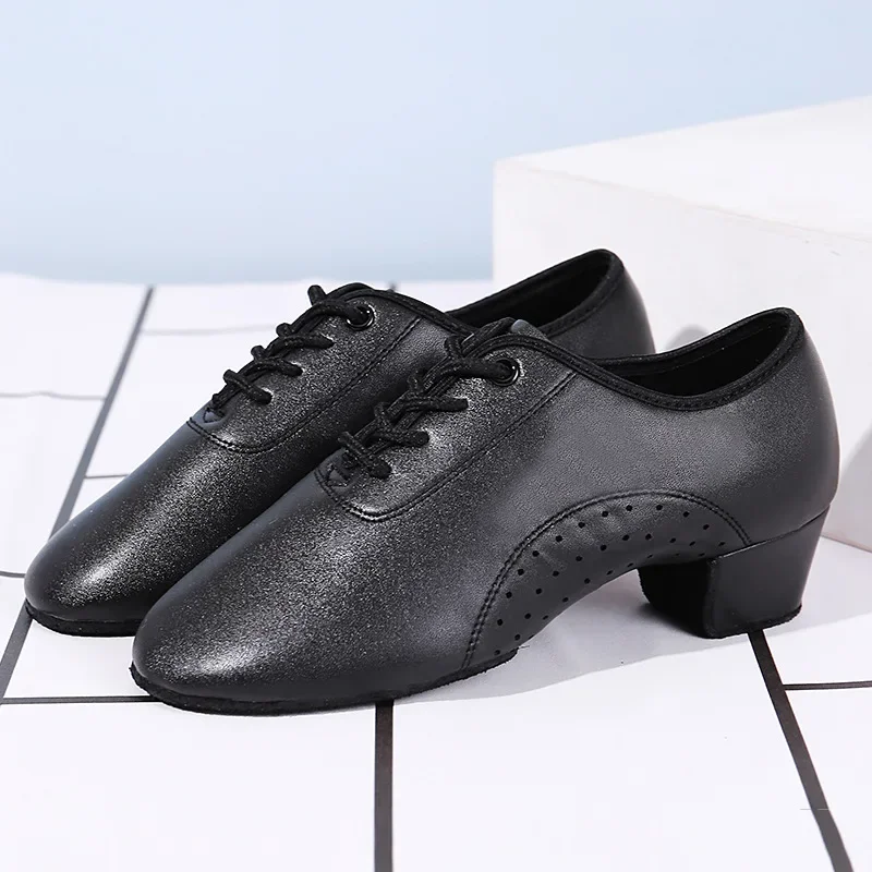 Sepatu Dansa Latin Pria 2025 Sepatu Dansa Latin Pria Tango Ballroom Sepatu Anak Laki-laki Sepatu Dansa Jazz