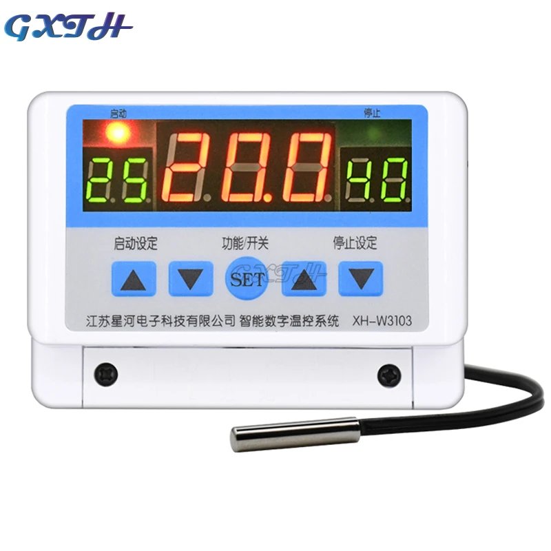 5000W 600W 300W Digitale Thermostat Digital Display High-power Wall-montiert Temperatur Controller Thermostat 30A kontakte