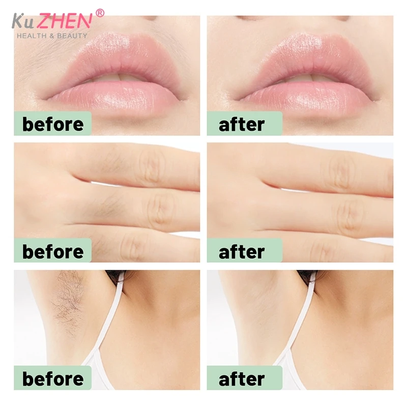 12/24Pcs Facial Lip Wax Strips For Face Chin Upper Lip Jaw Eyebrow Beard Hair Removal