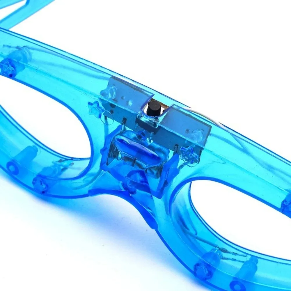 Originality LED Light Up Glasses Glow In Dark Masquerade Glow In The Dark Glasses Birthday Party Flash Party Sunglasses - view 2