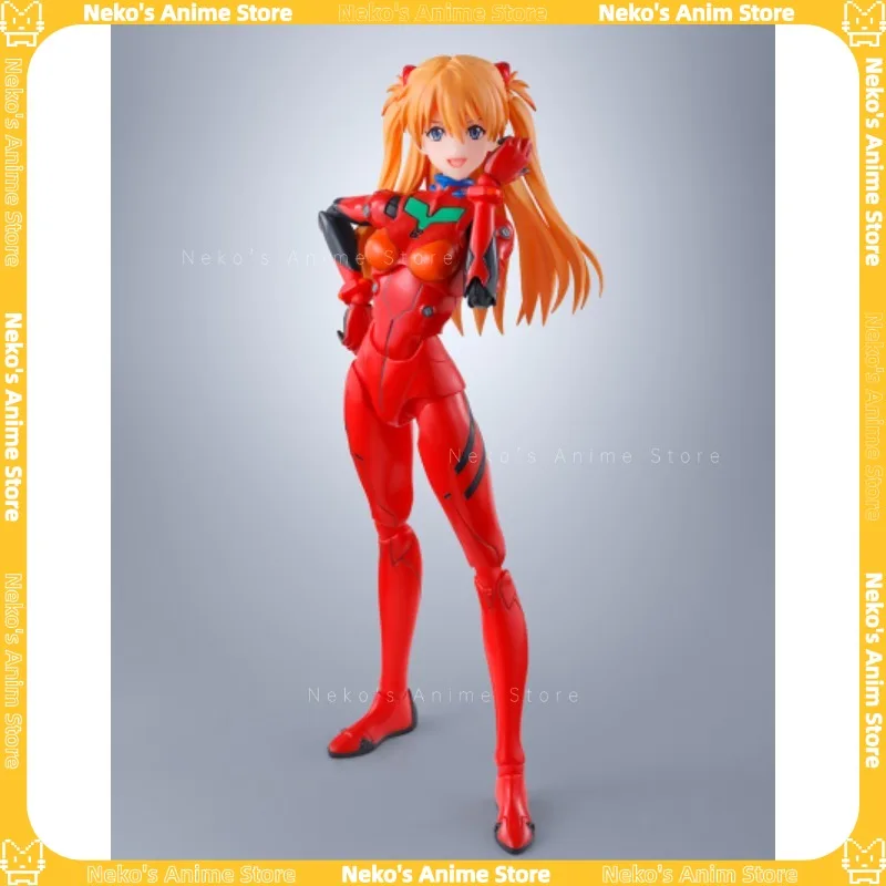 【Auf Lager】BANDAI S.H.Figuarts Shikinami Asuka Langley Actionfigur Anime Modell Trendy Toys Desktop Doll Collectibles Geschenk