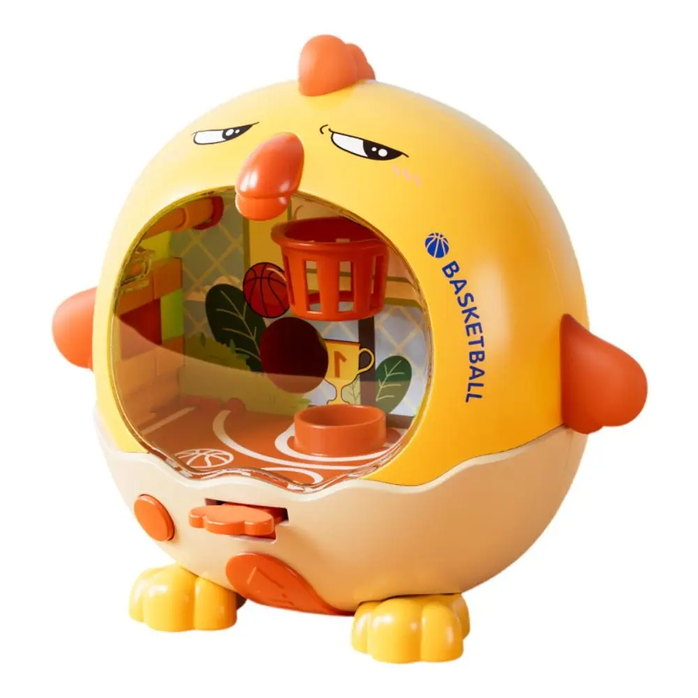 Parent-child Interaction Handheld Desktop Game Mini Finger Ball Chicken Basketball Game Cute Shape Early Education