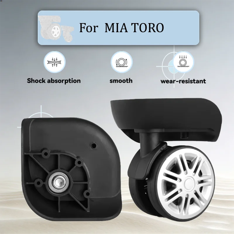 

Для MIA TORO W074 Универсальный комплект для замены колес чемодана 360° ° Поворотные бесшумные ролики. Износостойкие детали для багажа всех брендов.