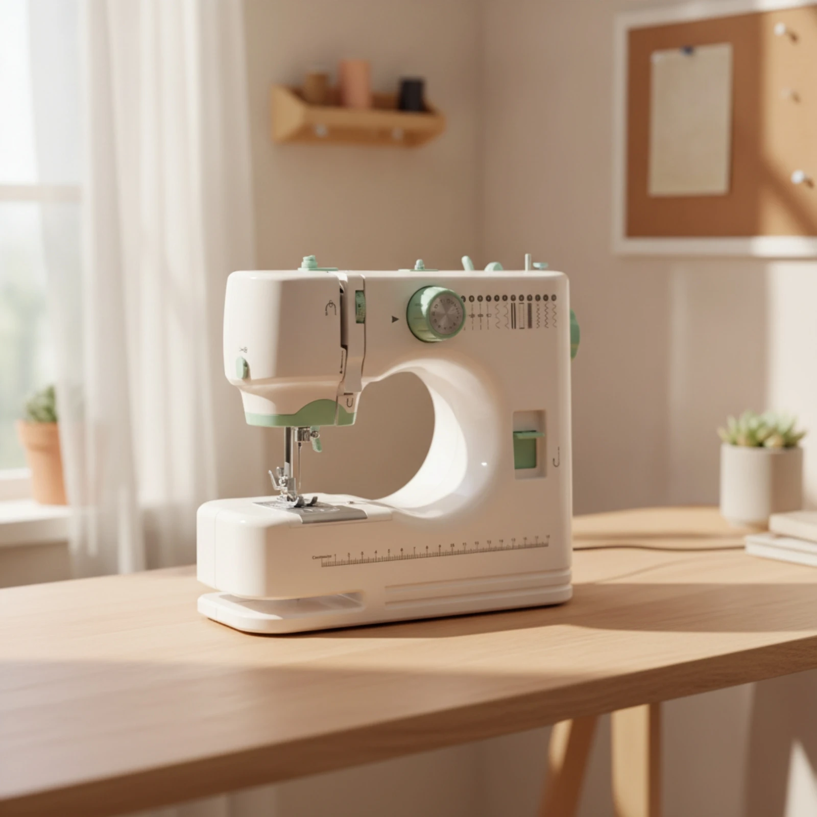 Portable Sewing Machine Lightweight Mini Sewing Machine Appliance Space-Saving Convenient for Beginners, Home Repairs