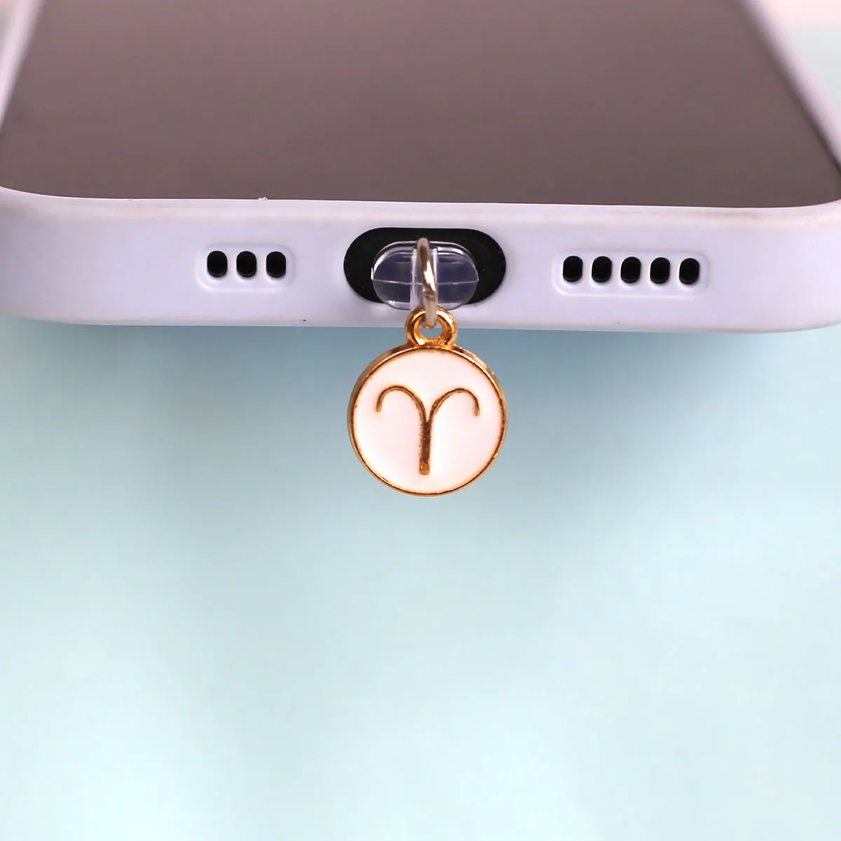 Handy-Staubschutz-Anhänger für die zwölf Sternzeichen, Handy-Zubehör-Dekoration für iPhone 5-14, Staubschutz-Anhänger – Detail 25
