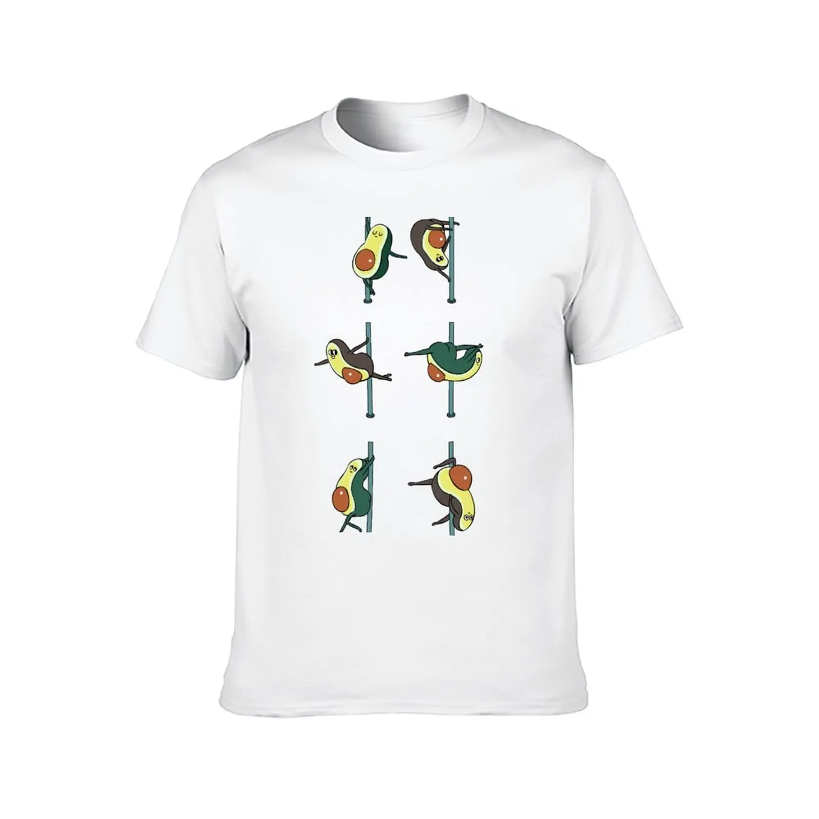 Avocados Pole Dancing Club T-Shirt cotton tshirt 100% t shirts for man cotton T-Shirt