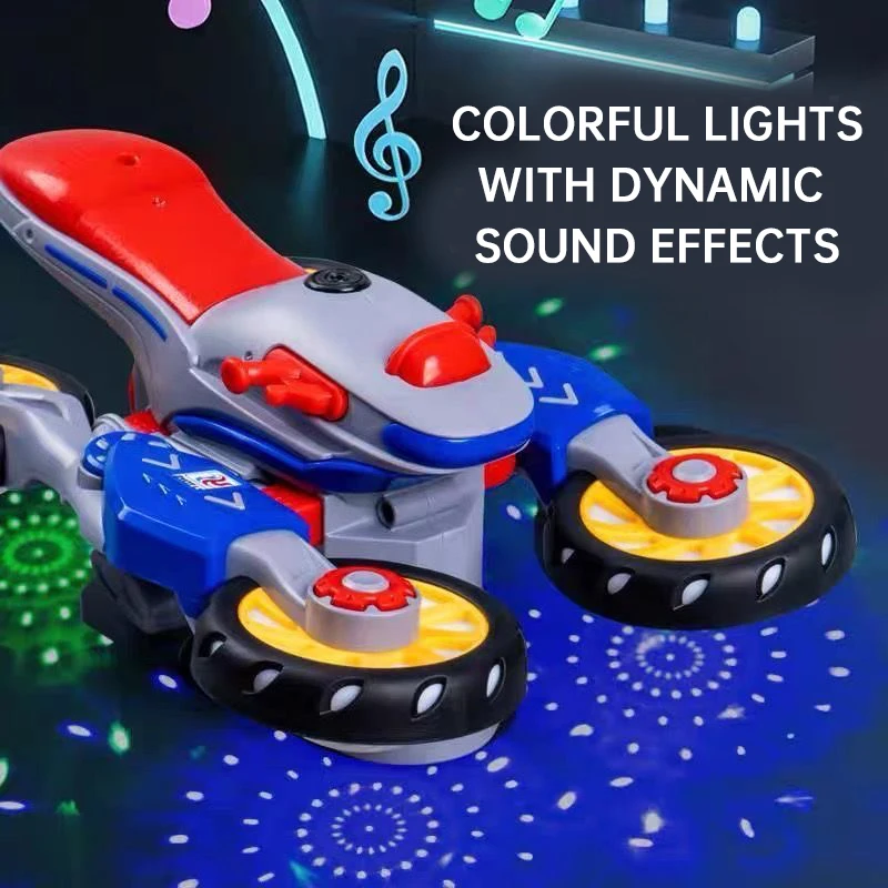 ألعاب أطفال، مؤثرات خاصة، تحولات، دراجات نارية دوارة، ألعاب، إضاءة، موسيقى، هدايا عيد الميلاد للأطفال #3