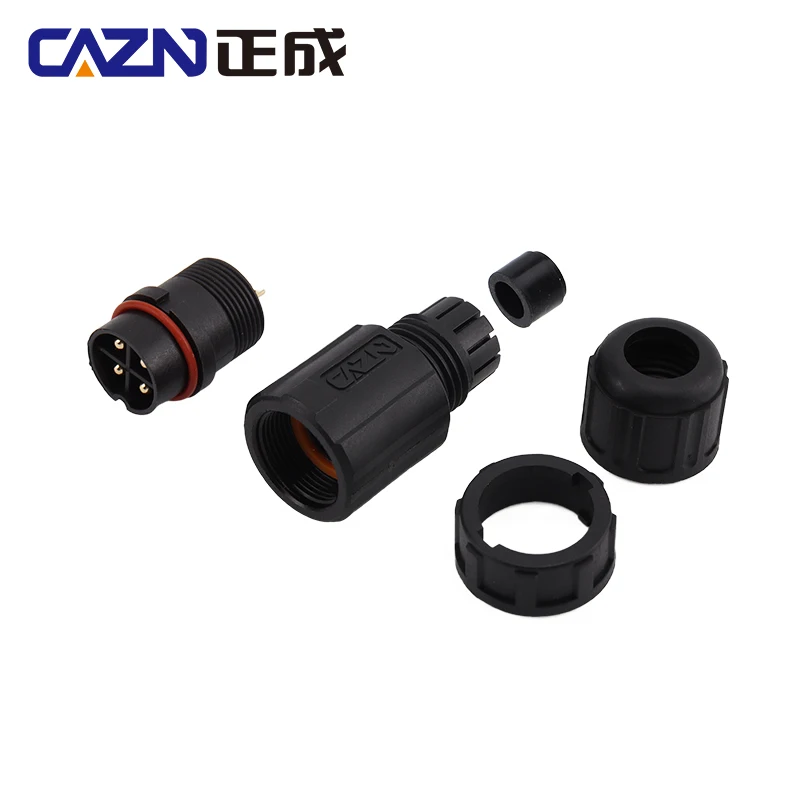 IP67 IP68 E13 Straight Female Male Field Installable Plug Bayonet 2-18 Pin Waterproof Connector