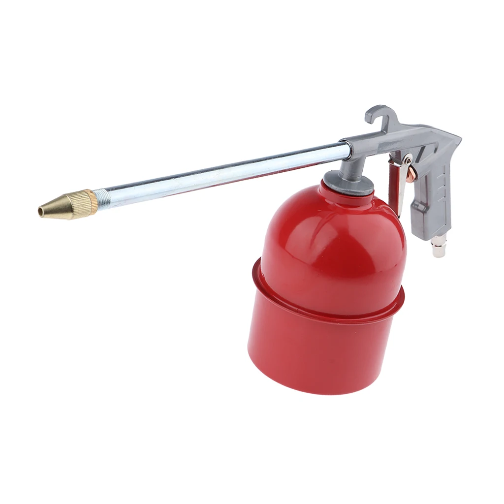 Air Engine Gun Cleaning Washer Kit Tool with 6 Siphon House Solvent Sprayer Cleaner with Kettle Red