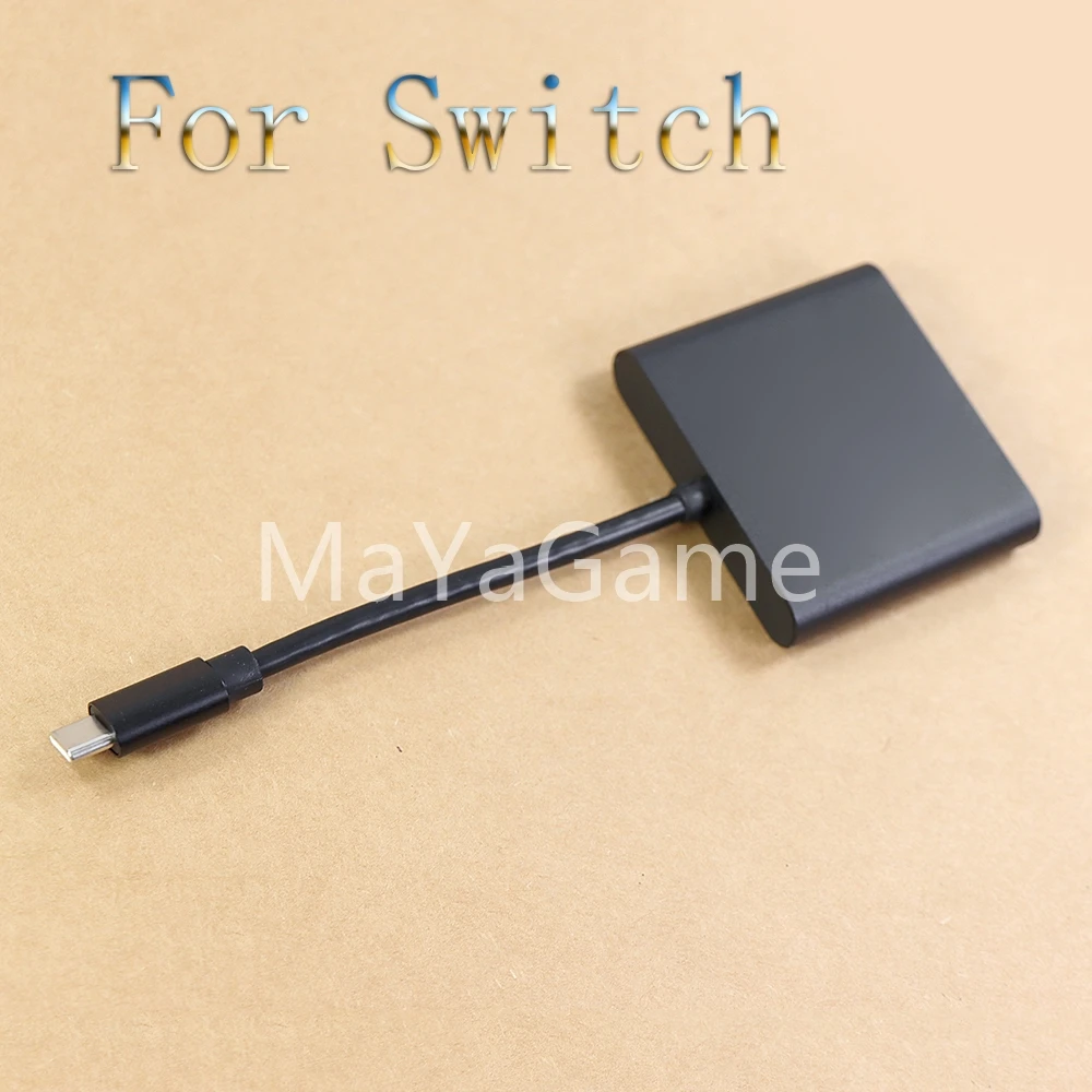 1pc ポータブルドック USB Type-C to HDMI 互換アダプターハブコンバーター 4K HD 転送スイッチ用