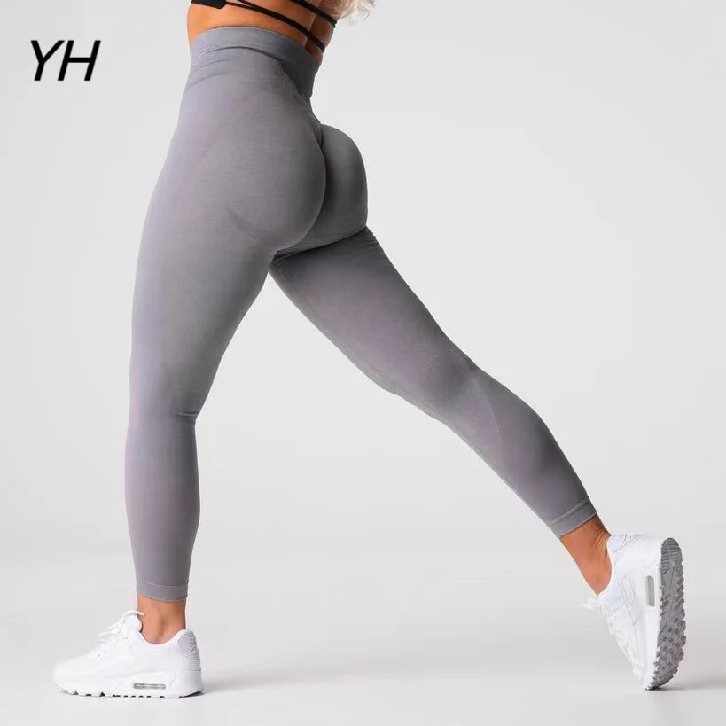 

8 Colors Women's Gym Seamless Leggings Sports Yoga Pants High Waist Athletic Active Fitness Workout Leggins Running Squat Proof