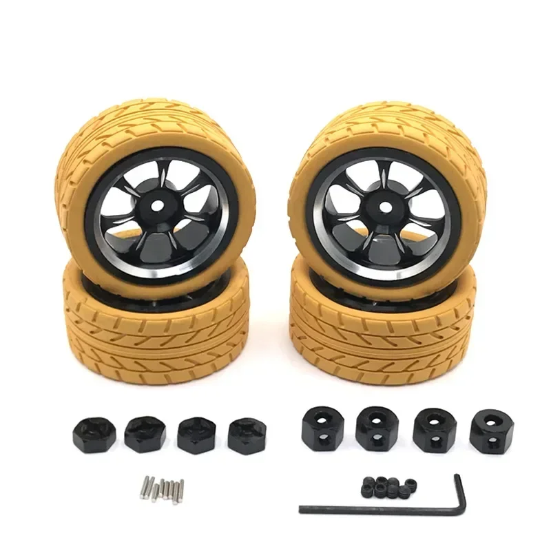 Uniwersalne metalowe felgi i opony do modeli RC WLtoys WPL MN w skali 1/18, 1/16, 1/14, 1/12, modyfikowane, fajne, wielokolorowe nakładki na opony, części do tuningu.